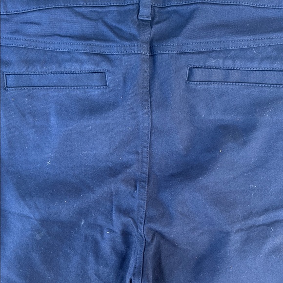 INC International Concepts Navy Patterned Skinny Pants - Picture 6 of 6